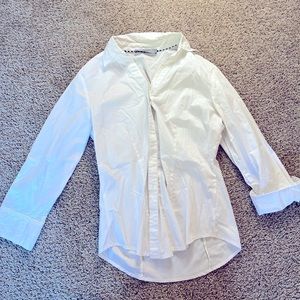 White button up, lee rider, size small